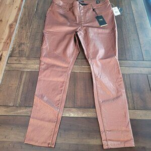 YMI Jeans Copper Metallic High-Rise Skinny Pants Size 2X